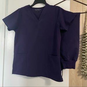 Mandala Scrub Set “Eggplant”